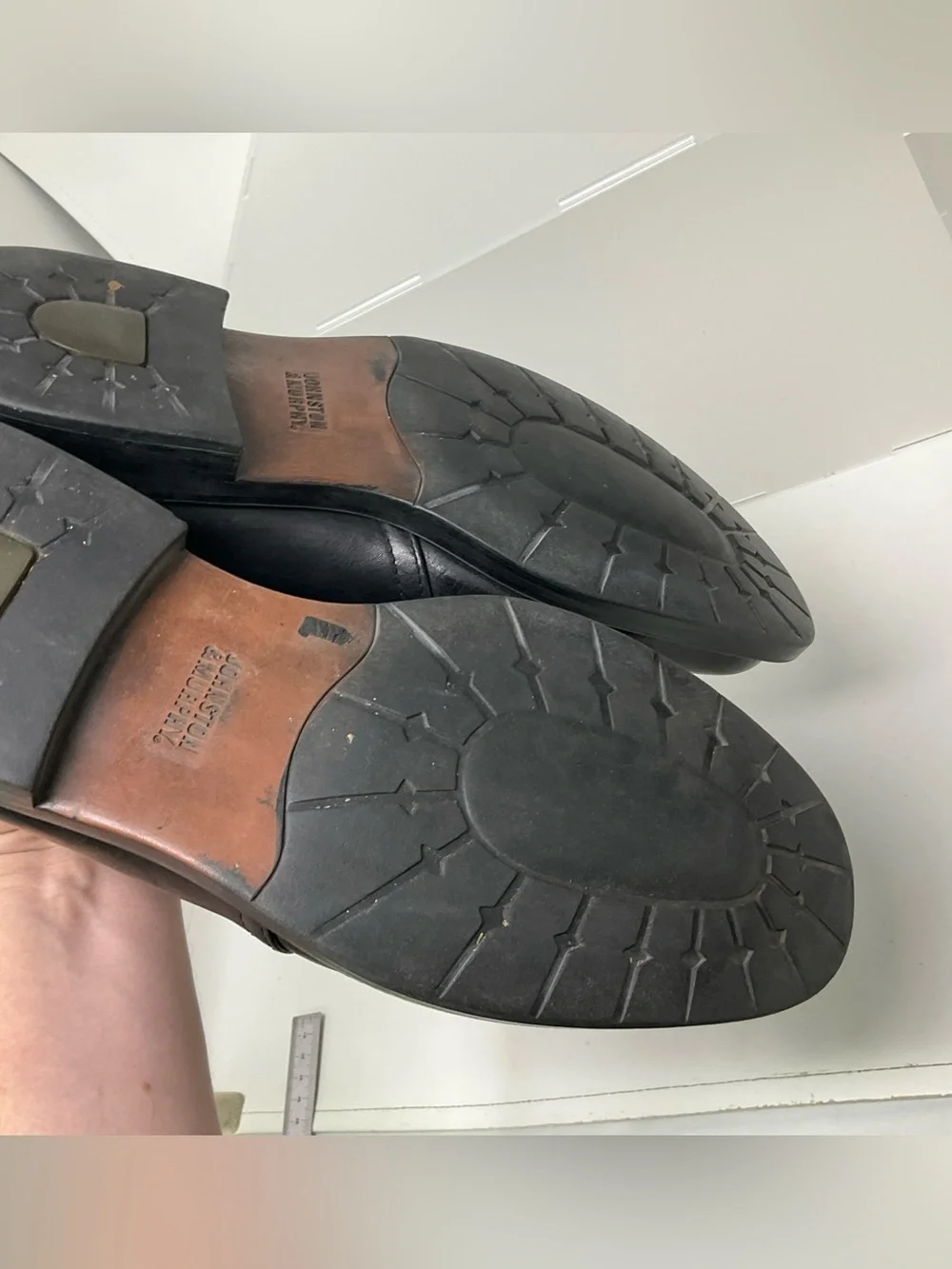 johnston murphy 20-7367 black Leather Chukka Boots